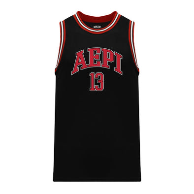 AEPi Black Basketball Jersey | Alpha Epsilon Pi | Shirts > Jerseys