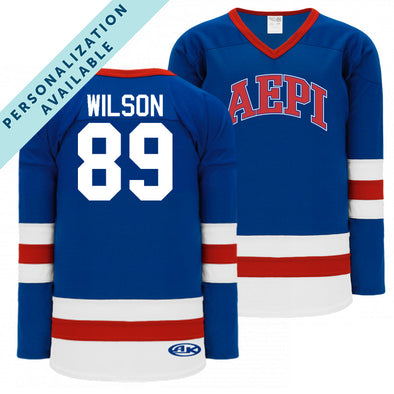 AEPi Personalized Patriotic Hockey Jersey
