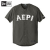 AEPi New Era Graphite Baseball Jersey | Alpha Epsilon Pi | Shirts > Jerseys