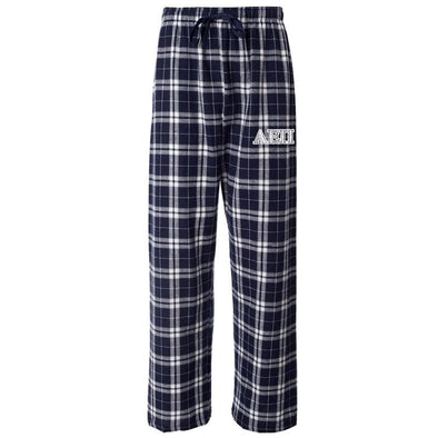 AEPi Navy Plaid Flannel Pants | Alpha Epsilon Pi | Pajamas > Pajama bottom pants
