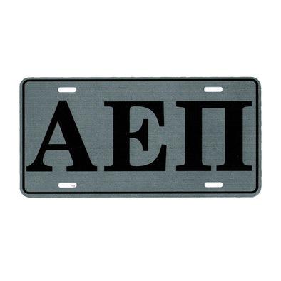 AEPi License Plate | Alpha Epsilon Pi | Car accessories > Decorative license plates