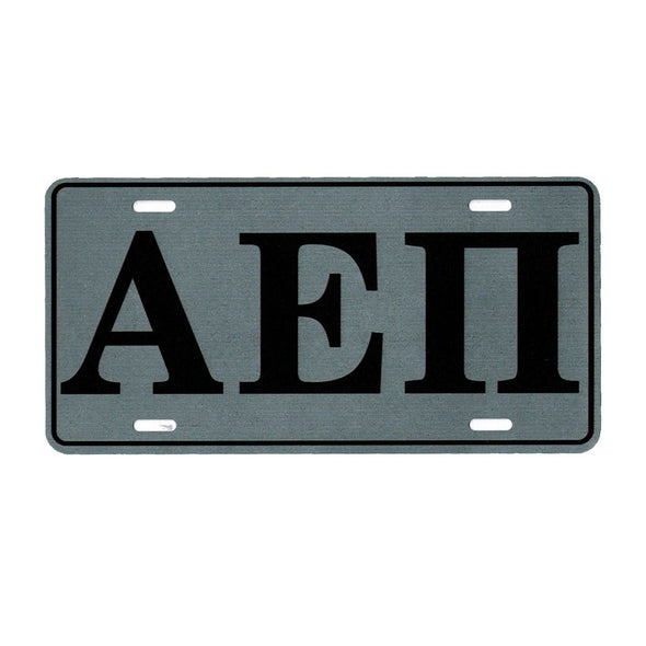 AEPi License Plate | Alpha Epsilon Pi | Car accessories > Decorative license plates