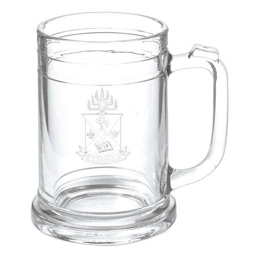 AEPi Keepsake Glass Mug | Alpha Epsilon Pi | Drinkware > Stein mugs/tankards