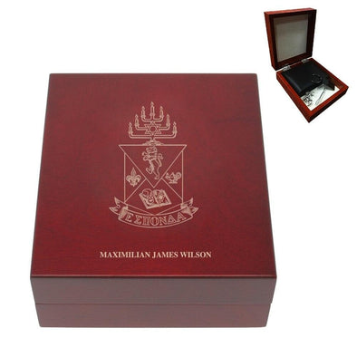 AEPi Personalized Rosewood Box | vendor-unknown | Household items > Keepsake boxes