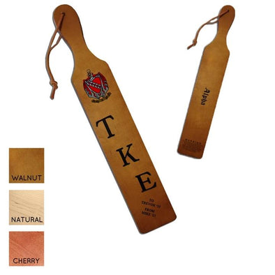 TKE Personalized Traditional Paddle | Tau Kappa Epsilon | Wood products > Paddles