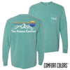 TKE Retro Mountain Comfort Colors Tee | Tau Kappa Epsilon | Shirts > Long sleeve t-shirts