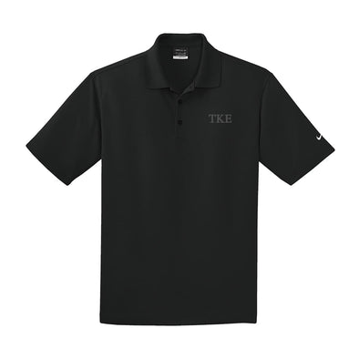 TKE Black Nike Performance Polo | Tau Kappa Epsilon | Shirts > Short sleeve polo shirts