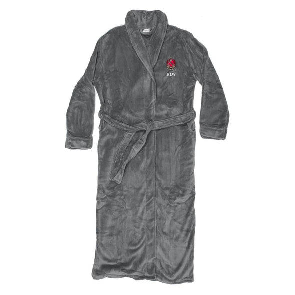 TKE Personalized Charcoal Ultra Soft Robe | Tau Kappa Epsilon | Loungewear > Bath robes