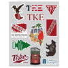 TKE Sticker Sheet | Tau Kappa Epsilon | Promotional > Stickers