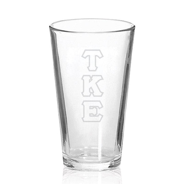 TKE Engraved Fellowship Glass | Tau Kappa Epsilon | Drinkware > 15 ounce glasses