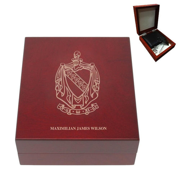 TKE Personalized Rosewood Box | Tau Kappa Epsilon | Household items > Keepsake boxes