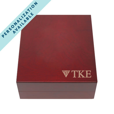 TKE Fraternity Greek Letter Rosewood Box