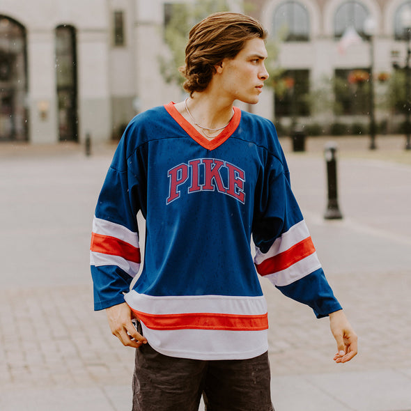 Pike Personalized Patriotic Hockey Jersey