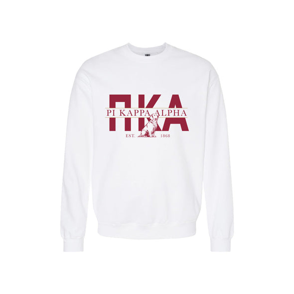 New! Pike Golden Letters Crewneck