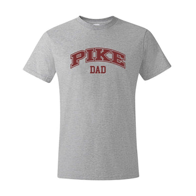 Pike Heather Gray Dad Tee | Pi Kappa Alpha | Shirts > Short sleeve t-shirts