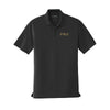 Pike Black Embroidered Performance Polo