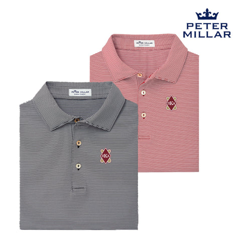 New! Fraternity Peter Millar Jubilee Stripe Stretch Jersey Polo – Campus  Classics