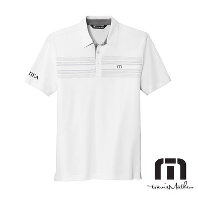 Pike Travis Mathew Embroidered Chest Stripe Golf Polo