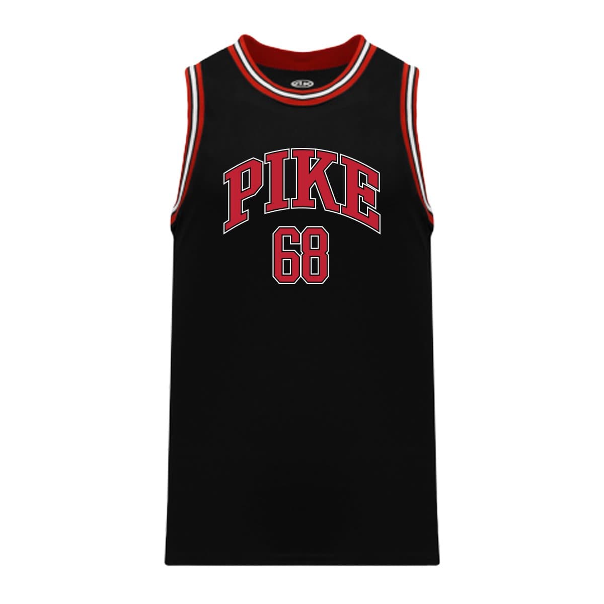 Pike Black Basketball Jersey