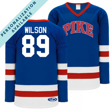 Pike Personalized Patriotic Hockey Jersey