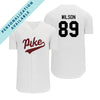 Pike Personalized White Mesh Baseball Jersey