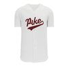 Pike White Mesh Baseball Jersey