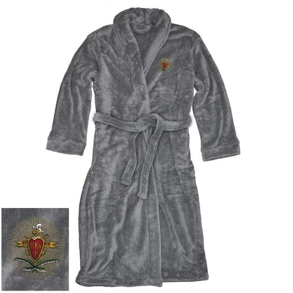Pike Charcoal Ultra Soft Robe | Pi Kappa Alpha | Loungewear > Bath robes