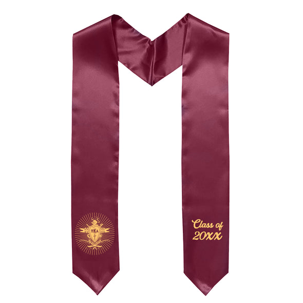 Pike Embroidered Crest Graduation Stole