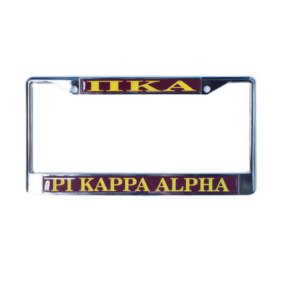 Pike License Plate Frame | Pi Kappa Alpha | Car accessories > License plate holders