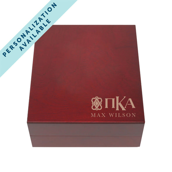Pike Fraternity Greek Letter Rosewood Box
