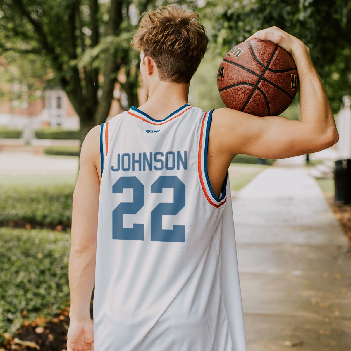Custom Blue Basketball Jersey  Basketball jersey, Custom basketball,  Athletic tank tops