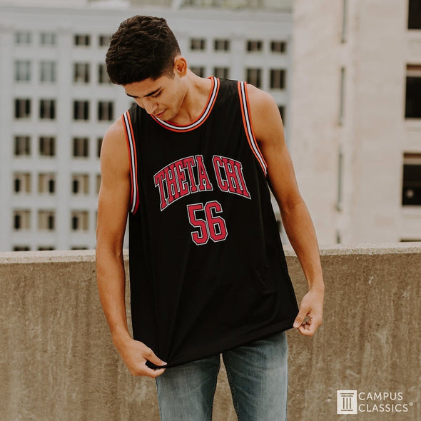 Delta Sig Black Basketball Jersey | Delta Sigma Phi | Shirts > Jerseys