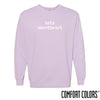 New! Beta Comfort Colors Purple Sweetheart Crewneck | Beta Theta Pi | Sweatshirts > Crewneck sweatshirts