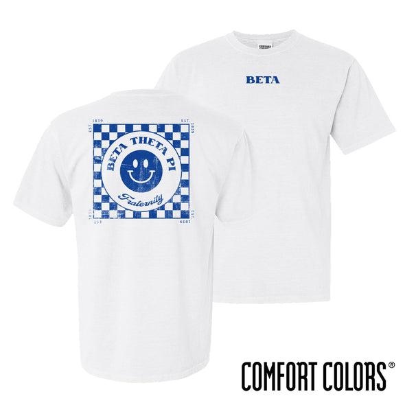 Beta Comfort Colors Retro Smiley Short Sleeve Tee
