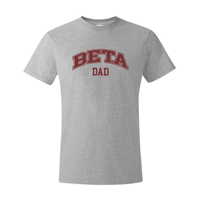 Beta Heather Gray Dad Tee | Beta Theta Pi | Shirts > Short sleeve t-shirts