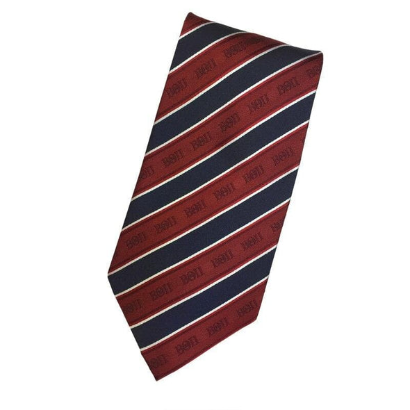 Sale! Beta Red and Navy Striped Silk Tie | Beta Theta Pi | Ties > Neck ties