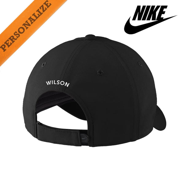 ZBT Personalized Black Nike Dri-FIT Performance Hat | Zeta Beta Tau | Headwear > Billed hats