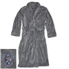Sig Tau Charcoal Ultra Soft Robe | vendor-unknown | Loungewear > Bath robes