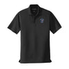 Sig Tau Crest Black Performance Polo | Sigma Tau Gamma | Shirts > Short sleeve polo shirts