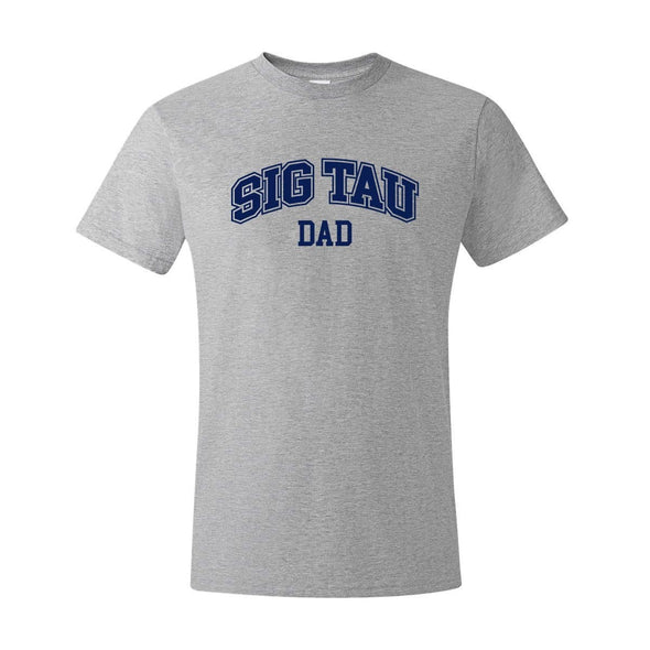 Sig Tau Heather Gray Dad Tee | Sigma Tau Gamma | Shirts > Short sleeve t-shirts