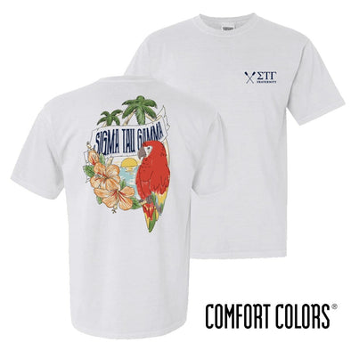 Sig Tau Comfort Colors Tropical Tee | Sigma Tau Gamma | Shirts > Short sleeve t-shirts