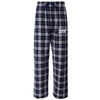 Sig Tau Navy Plaid Flannel Pants | Sigma Tau Gamma | Pajamas > Pajama bottom pants