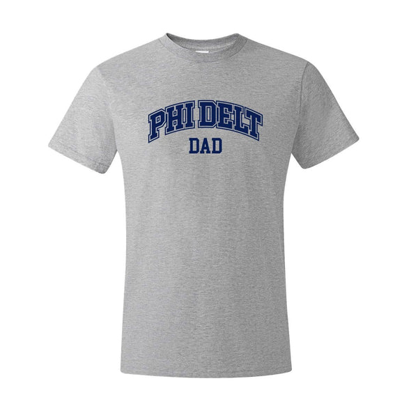 Phi Delt Heather Gray Dad Tee | Phi Delta Theta | Shirts > Short sleeve t-shirts