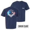 Phi Delt Comfort Colors Navy Patriot tee | Phi Delta Theta | Shirts > Short sleeve t-shirts