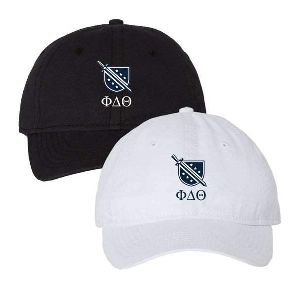 Phi Delt Classic Crest Ball Cap | Phi Delta Theta | Headwear > Billed hats