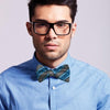 Sale! Phi Delt Blue and Gray Striped Silk Bow Tie | Phi Delta Theta | Ties > Bow ties
