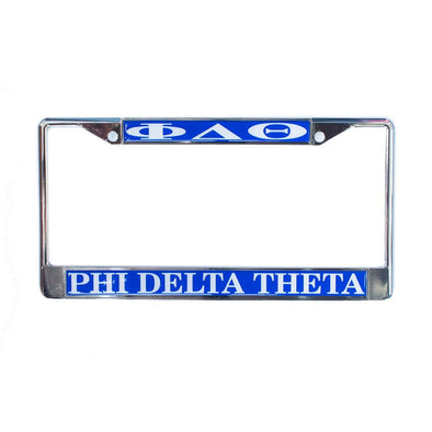 Phi Delt License Plate Frame | Phi Delta Theta | Car accessories > License plate holders