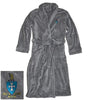 Sigma Chi Charcoal Ultra Soft Robe | Sigma Chi | Loungewear > Bath robes