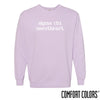 New! Sigma Chi Comfort Colors Purple Sweetheart Crewneck | Sigma Chi | Sweatshirts > Crewneck sweatshirts