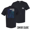 Sigma Chi Comfort Colors Neon Warp Short Sleeve Pocket Tee